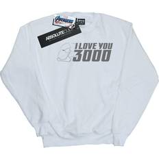 5XL Jackets & Sweaters Marvel Avengers Endgame I Love You 3000 Helmet Sweatshirt White