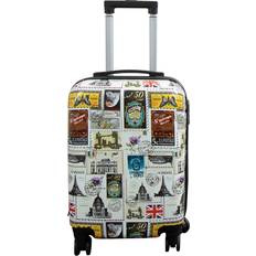 Multifarvet Kabinekufferter Borg Living Kabine Hardcase Kuffert Med Motiv