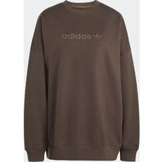 Bruna - Fitness & Gymträning Tröjor adidas Originals Ess Lin Crew - Brun