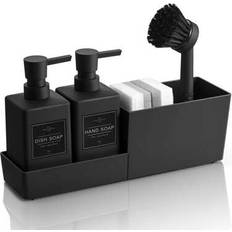 Shein Matte Black Kitchen Soap Dispenser Set