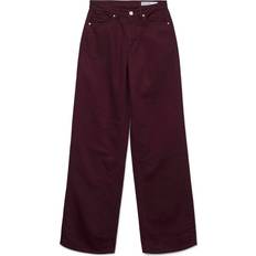 Lila Jeans Vero Moda Vmtessa Hög Midja Vid Passform Jeans - Lila