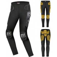 Black Motorcycle Armor Pants Riding Off Road