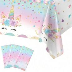 Table Cloths on sale Shein Unicorn Theme Disposable Plastic Tablecloth