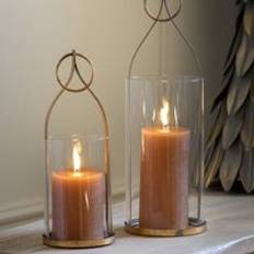 Iron Lanterns Gallery Direct Gallery Direct Ana Small Antique Gold Lantern