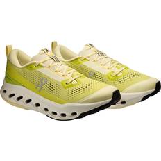 On Yellow Running Shoes On Cloudsurfer Trail 2 Running Shoes - Ivory/Lime