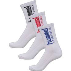 Blå - Fitness Strømper Hummel hml3-PACK SOCKS CHEVRON HIGH RETRO