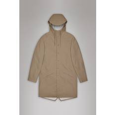 Rains Funktionskappa Long Jacket - Beige