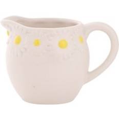 Ceramic Pitchers The Cottage Garden Daisy Jug White One Size Pitcher