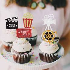 Baking Decorations Shein 10pcs Topper Flags Ins Style Cake Decoration