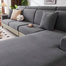 Shein Plush Velvet Seat Cushion Loose Sofa Cover