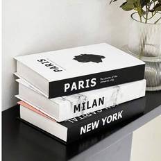 MDF Decorative Items Shein Faux Antique Fake Books 1pc 3pcs Decorative Item