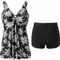 Sportswear Garment - Women Tankinis Shein Tankini Swim Set 2-Piece Modest Swimsuit