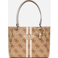 Dame - Hvid Tote Bag & Shopper tasker Guess Elegant Noelle II Tote Taske Uld - Beige