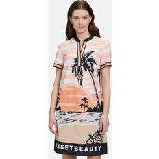 Betty Barclay Dame Kjoler Betty Barclay Grafisk Print Uld Skjortekjole - Flerfarvet