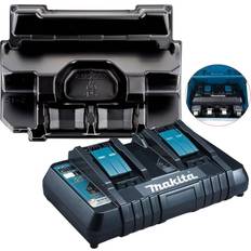 Makita Batteries & Chargers Makita DC18RD 240V 18V Dual Port Fast Battery Charger