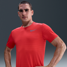 Nike miler top Nike Miler Men's Short-Sleeve Running Top - Red