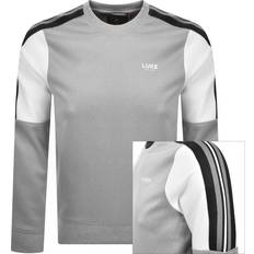 Luke 1977 Jumpers Luke 1977 Daintree Colour Block Sweat - Mid Grey