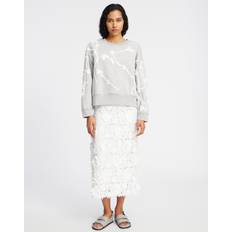 Blomstrede Sweatere Munthe Pawi Bluser Sweatshirt - Light Grey