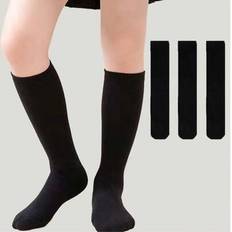 Shein Kids Soft And Breathable Knee High Socks - Solid Color