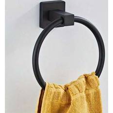 Towel Rings on sale Shein Black Stainless Steel Towel Ring