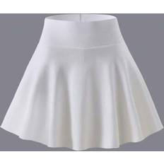 Skirts Shein Girls Sports Skirt Shorts Fashionable Minimalist Style - White