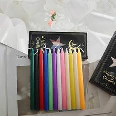 Shein Mystic Glow 12-Color Candles Set Candle