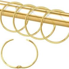 Shower Curtain Hooks Shein 12 Pcs Golden Shower Curtain Hooks Rings