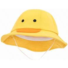 Yellow Accessories Shein Old Kid Rubber Duck Bucket Hat - Cute