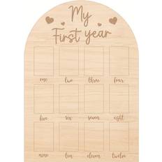 Photo Frames Temu Art Manufactured Wood First Year Milestone Frame