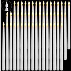 Shein 6pcs Flameless Candles Taper Lights LED Candle