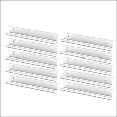 CD & Vinyl Storage Spactz 10Pcs Transparent Acrylic Record Shelf