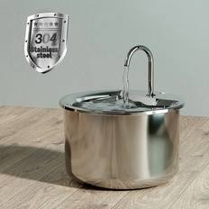 Temu Stainless Steel Pet Water Fountain Dispenser