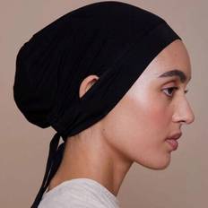 Headbands Shein Arabic Women Solid Color Embedded Drawstring Headband - Turban Liner