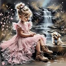 Multicoloured Diamond Paintings Shein Captivating 5D Diamond Painting Kit 40x40cm