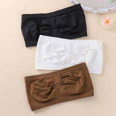 Strapless backless bra Shein Strapless Backless Bandeau Bra Set - Lingerie