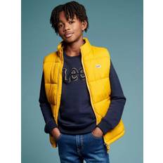 Sleeveless Quilted Zip Gilet Duck Green - Gold