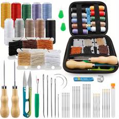 Sykits Temu 59pcs Leather Sewing Kit Heavy Duty