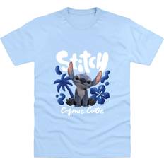 Florals Tops Children's Clothing Brand Threads Kids Lilo Stitch Movie T-Shirt - Blue