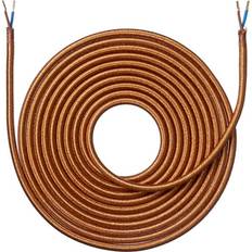 Nielsen Light Elkabler Nielsen Light Shiny Kobber Stofledning 4 Meter
