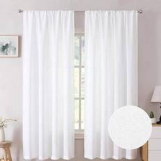 Curtains & Accessories Shein Thick Rainbow Linen Bedroom Blackout Curtain