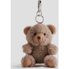 Fluffy Bag Charm - Light Brown