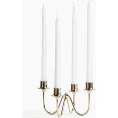 Candelabrums H&M Metal Candelabra Gold Coloured Candelabrum