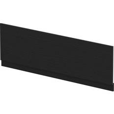 1800mm Bath MfC Front Panel Plinth Woodgrain Charcoal Black