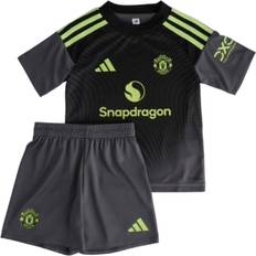 Adidas Football Kits adidas Man Utd Home Goalkeeper Mini Kit Toddler