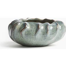 Turquoise Serving Bowls H&M Small Stoneware Turquoise Serving Bowl