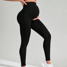 Maternity & Nursing Wear Shein Maternity Support Belly High-Waist Leggings