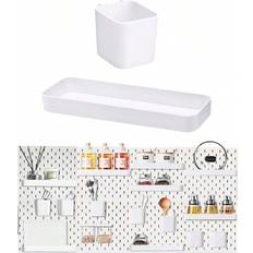 Storage Bin Organize Cutlery Pegboard Combination Kit