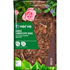 Dark Brown Large Bark Chippings 100L