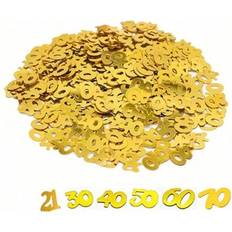 Confetti on sale Shein 15g Bag Digital Birthday Party Gold Glitter Scraps