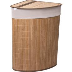 Bathroom Accessories MantraRaj 58L Bamboo Laundry Basket